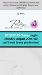 Mobile Screenshot of prestigedancestudio.com